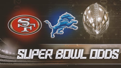 NFL Trending Images: 2024 Super Bowl Odds: 49ers still favored.Lions, Bills move up odds list